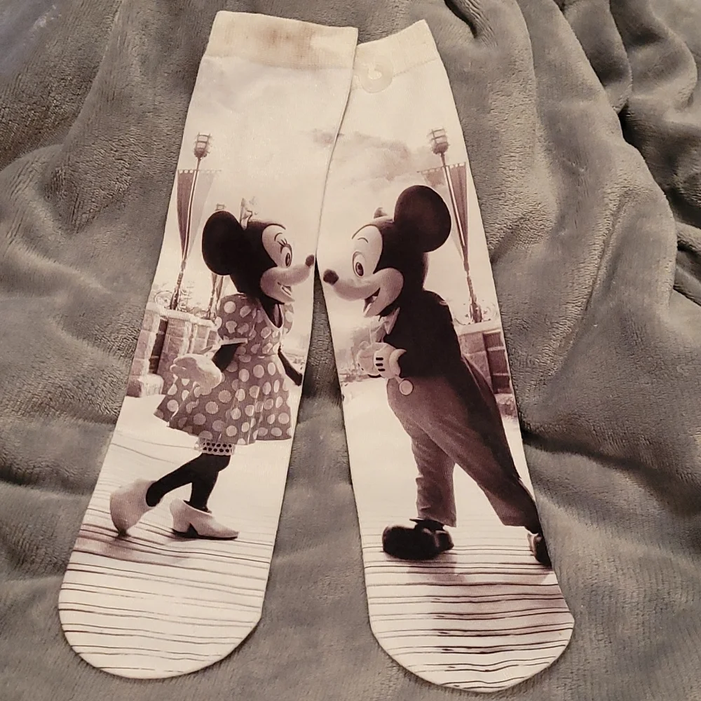 DISNEY Mickey & Minnie socks NEW